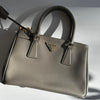 Prada Taupe Saffiano Leather Galleria Small Bag