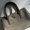 Prada Taupe Saffiano Leather Galleria Small Bag