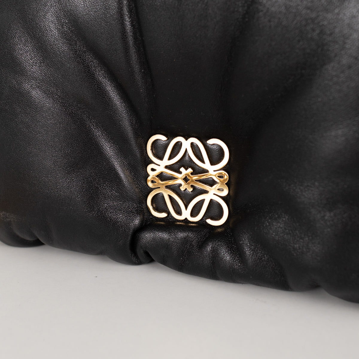Loewe Goya Black Puffer Shoulder Bag