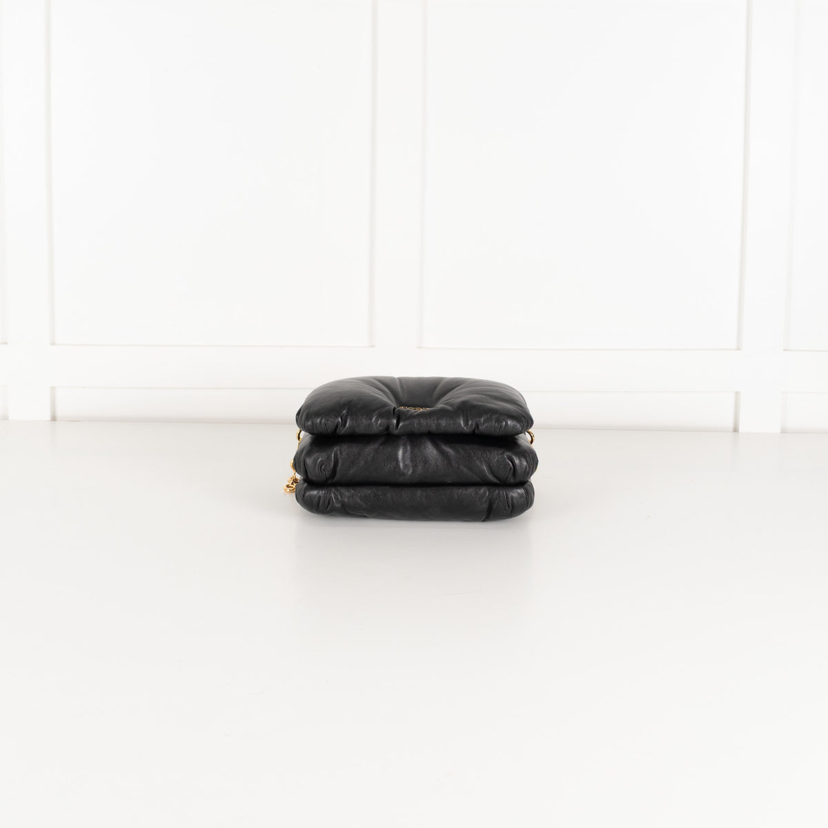 Loewe Goya Black Puffer Shoulder Bag