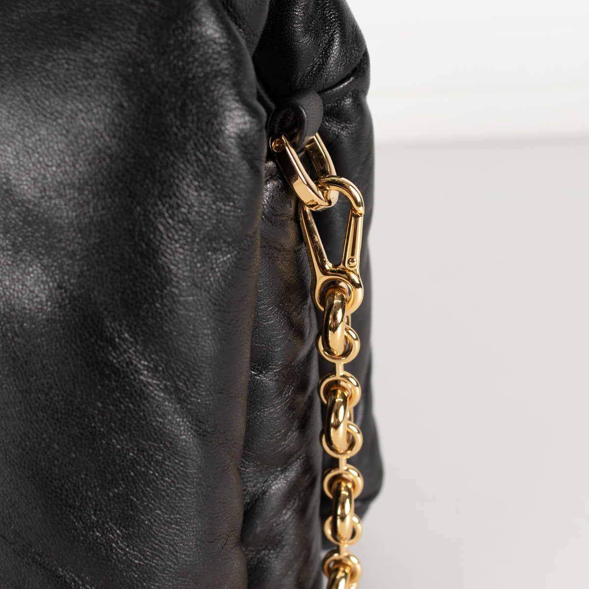 Loewe Goya Black Puffer Shoulder Bag