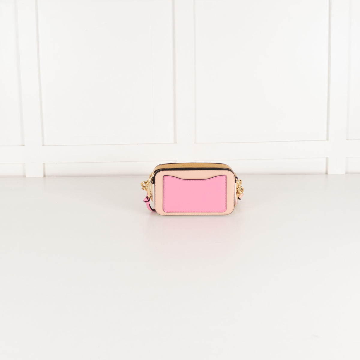 Marc Jacobs Light Pink Yellow Snapshot Camera Bag