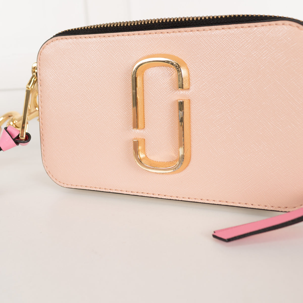 Marc Jacobs Light Pink Yellow Snapshot Camera Bag