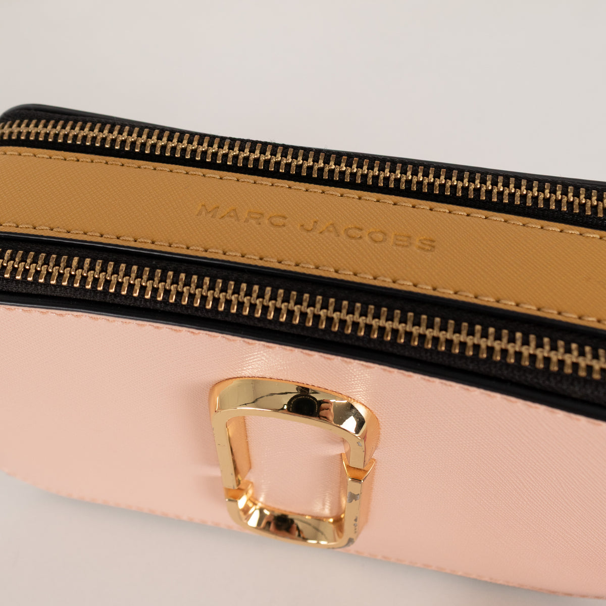 Marc Jacobs Light Pink Yellow Snapshot Camera Bag
