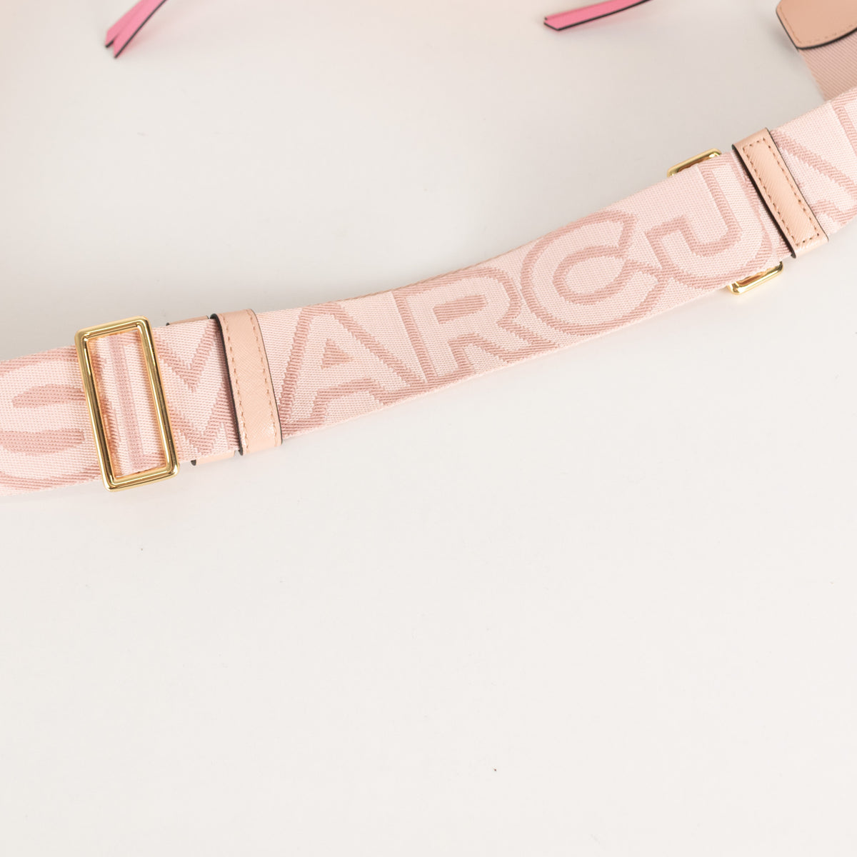 Marc Jacobs Light Pink Yellow Snapshot Camera Bag