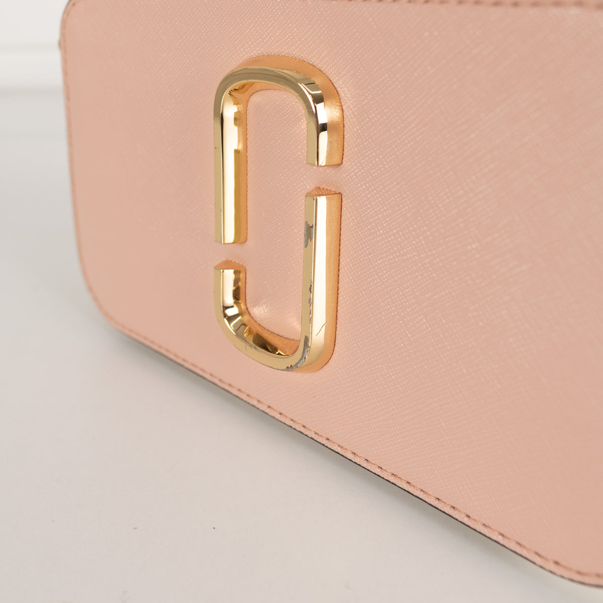 Marc Jacobs Light Pink Yellow Snapshot Camera Bag