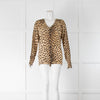 Alexander McQueen Leopard Thin Knit Cardigan