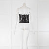 Alexander McQueen Black Lace Bustier