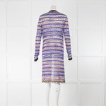 Missoni Purple Knitted Cardigan