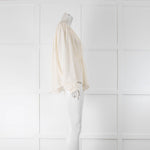 Isabel Marant Cream Pintuck Blouse