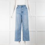 DL1961 Hepburn Wide Leg Blue Jeans