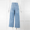 DL1961 Hepburn Wide Leg Blue Jeans