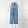 Raey Distressed Blue Jeans