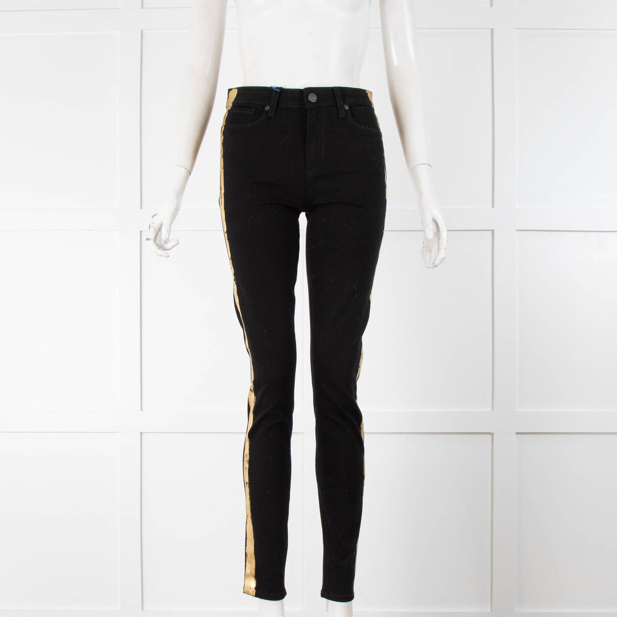 Paige Hoxton Ultra Skinny black/Gold Jeans