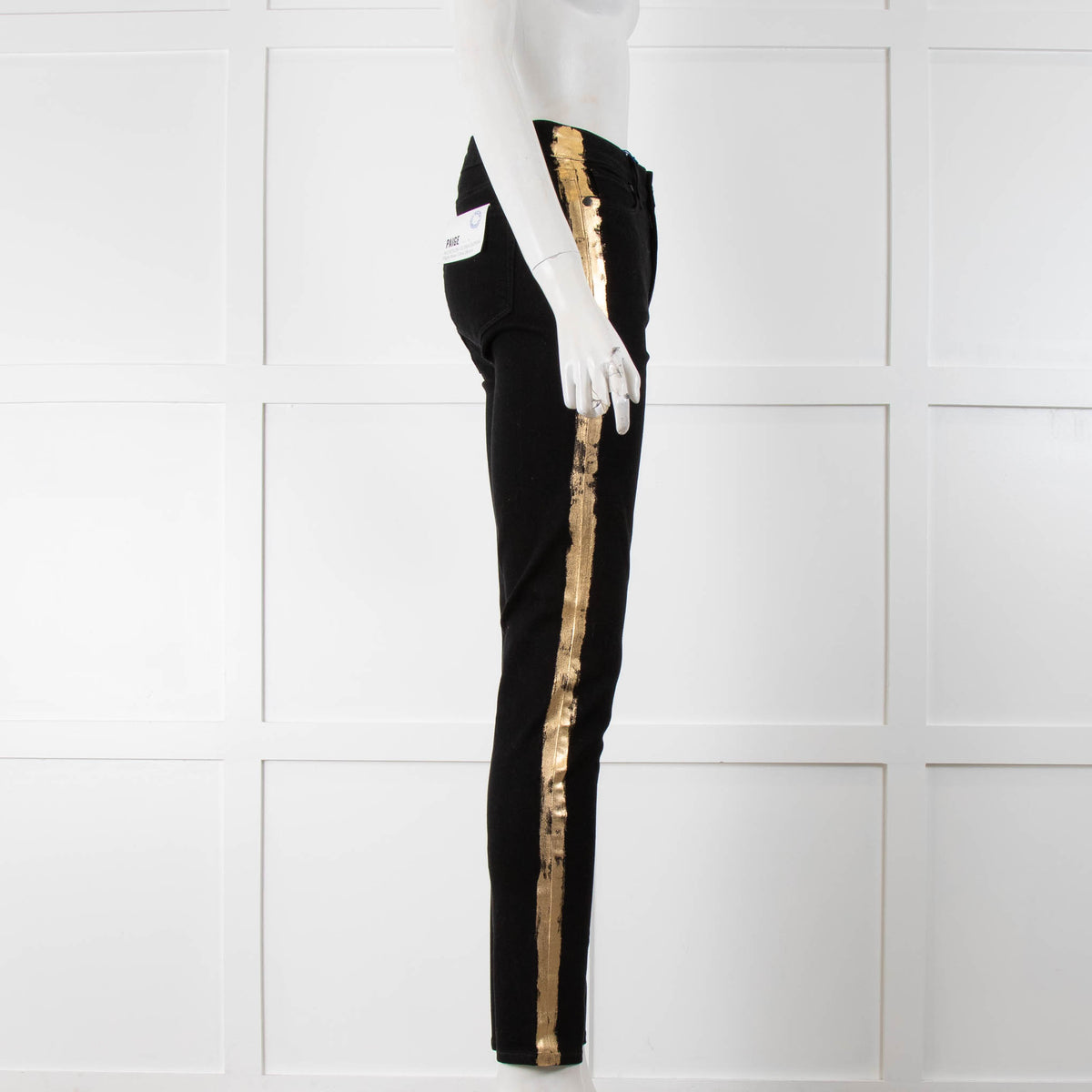 Paige Hoxton Ultra Skinny black/Gold Jeans