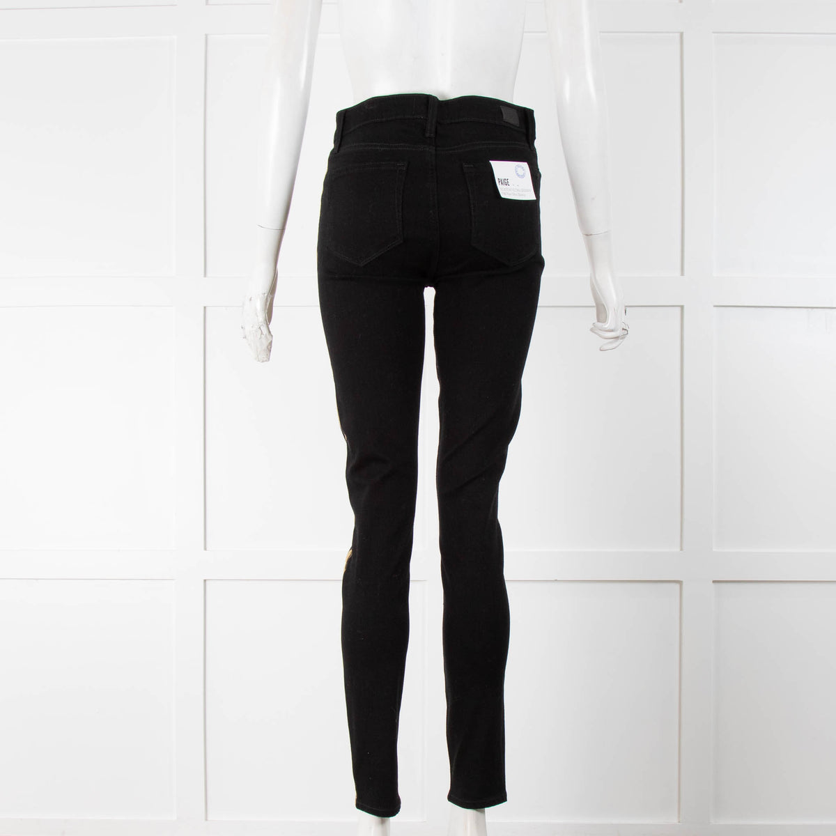 Paige Hoxton Ultra Skinny black/Gold Jeans