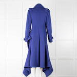 Alexander McQueen Royal Blue Military Coat