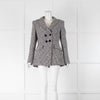 Dorothee Schumacher Black White Dogtooth Check Jacket