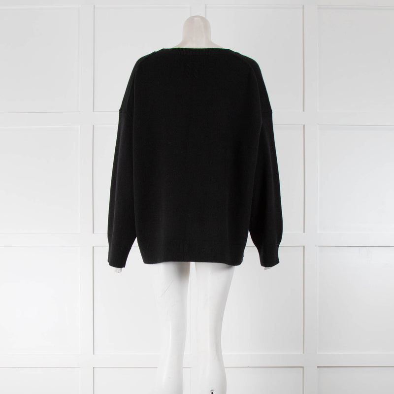 Nili Lotan Black Nebelo Cashmere Jumper
