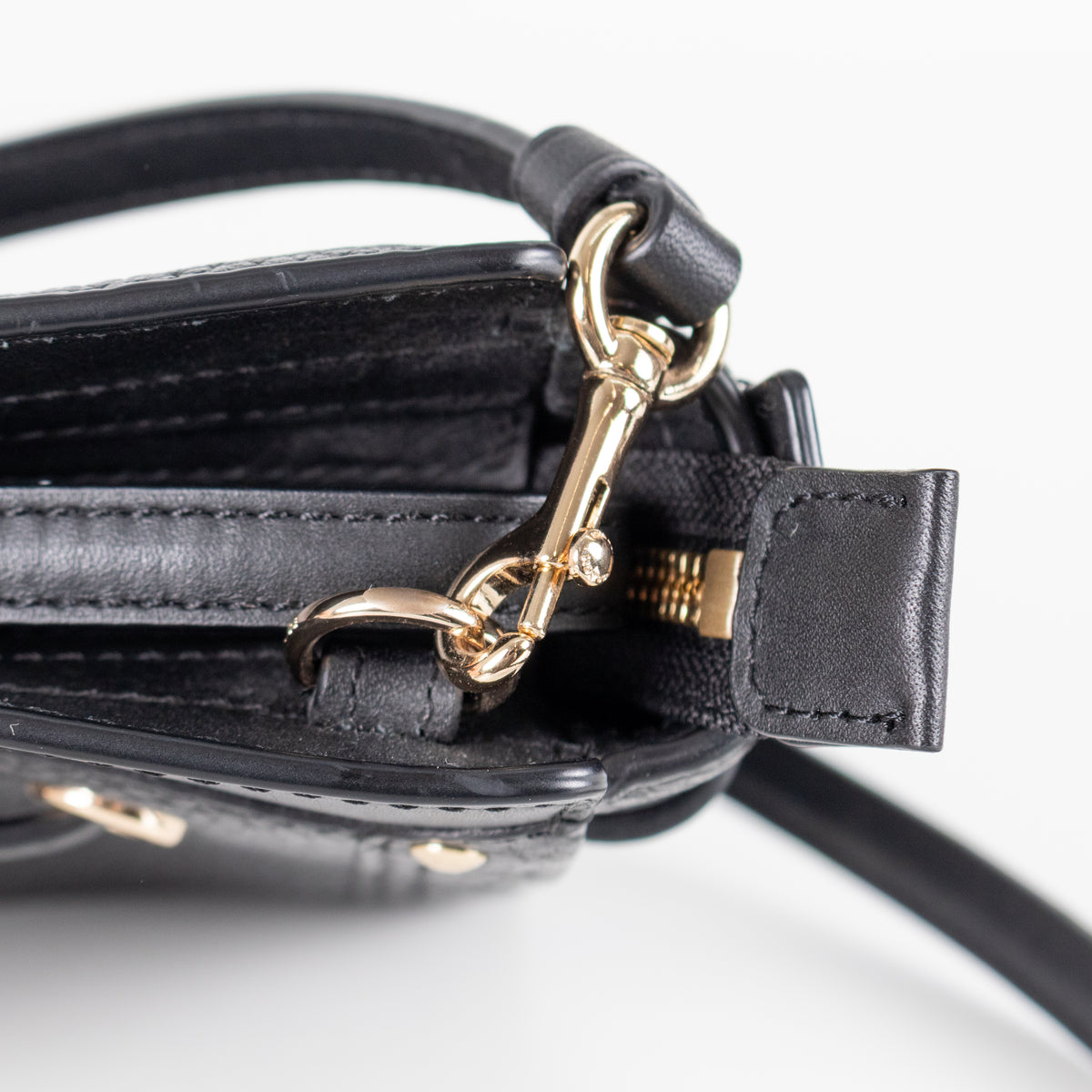 Coach Black Grainy Leather Crossbody Bag