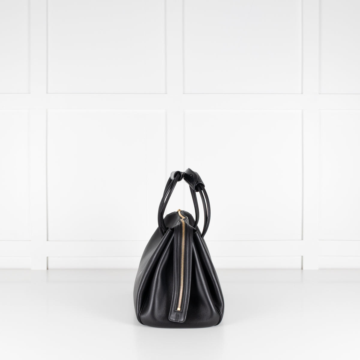 Loewe Black Leather Large Madrid Bag