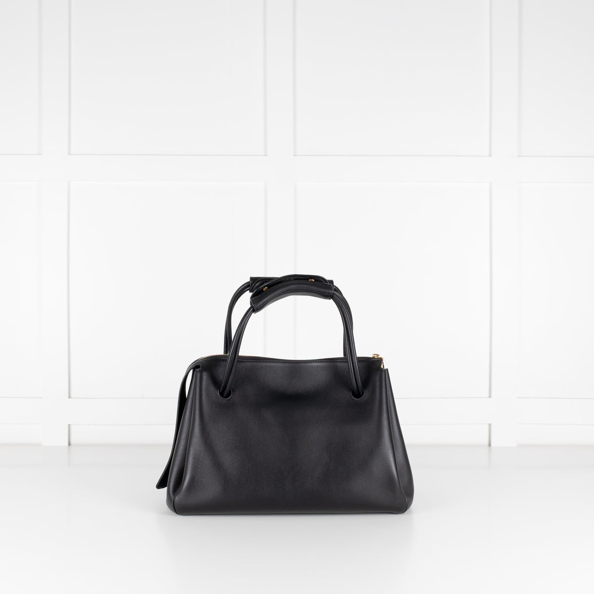 Loewe Black Leather Large Madrid Bag