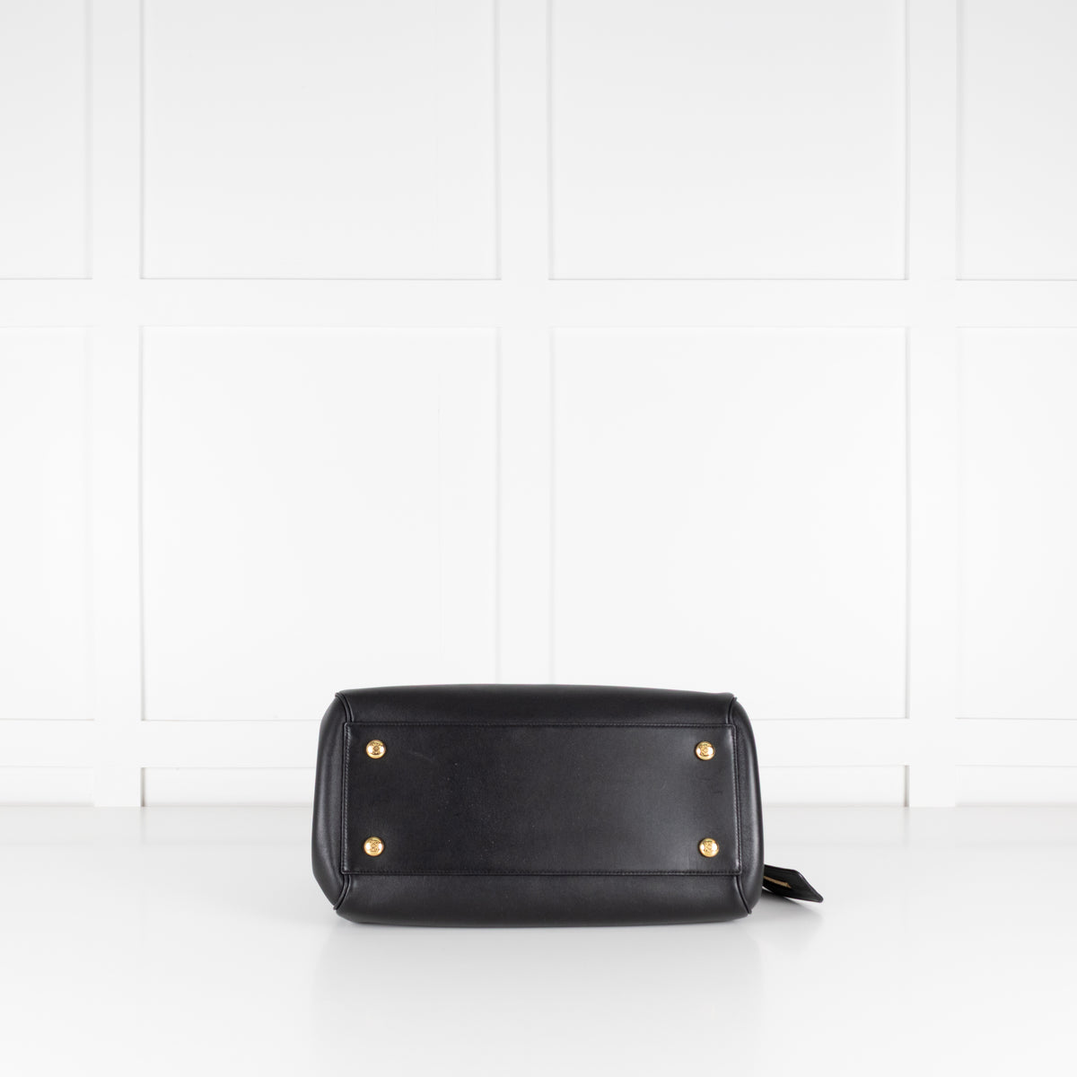 Loewe Black Leather Large Madrid Bag