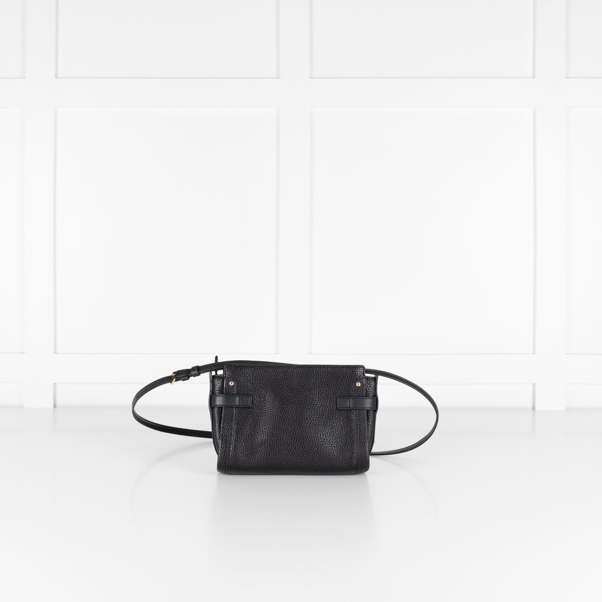 Coach Black Grainy Leather Crossbody Bag