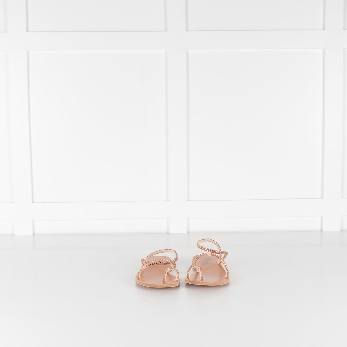 Ancient Greek Rose Gold Eleftheria Sandals