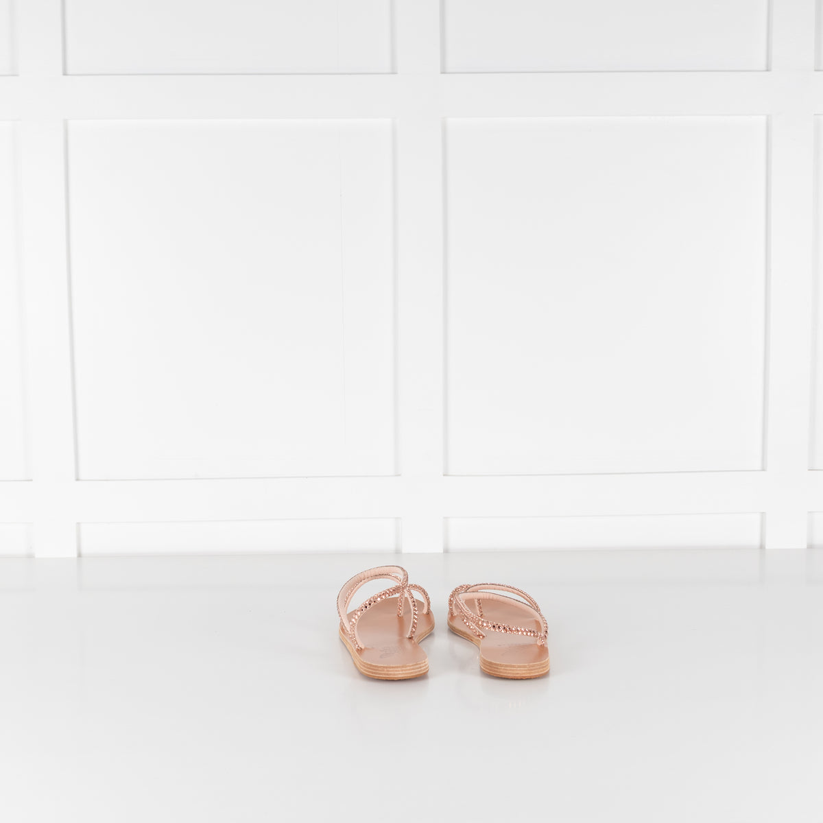 Ancient Greek Rose Gold Eleftheria Sandals