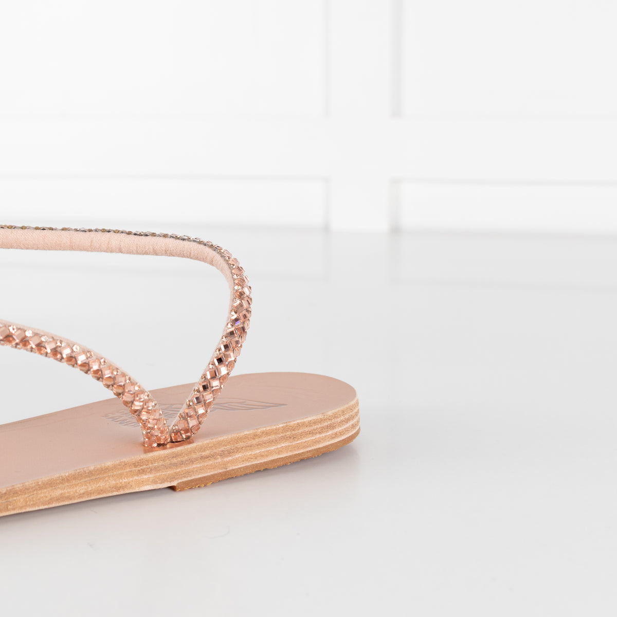 Ancient Greek Rose Gold Eleftheria Sandals