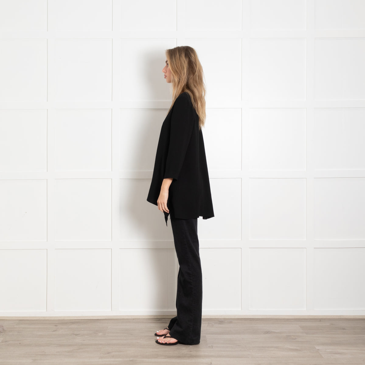 Max Mara Black Long Sleeve Top