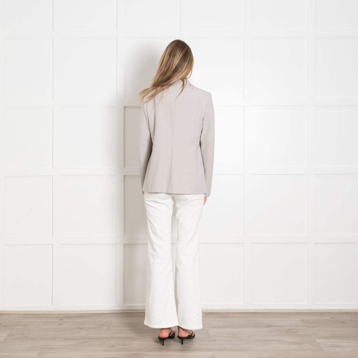Luisa Cerano Grey Single Breasted Blazer