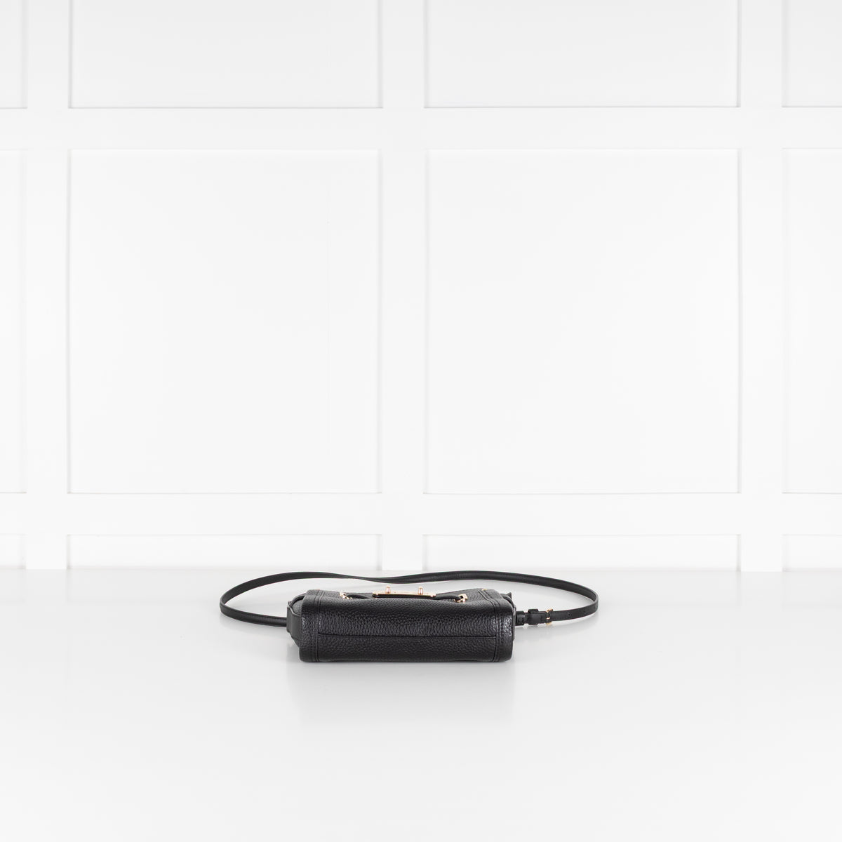 Coach Black Grainy Leather Crossbody Bag