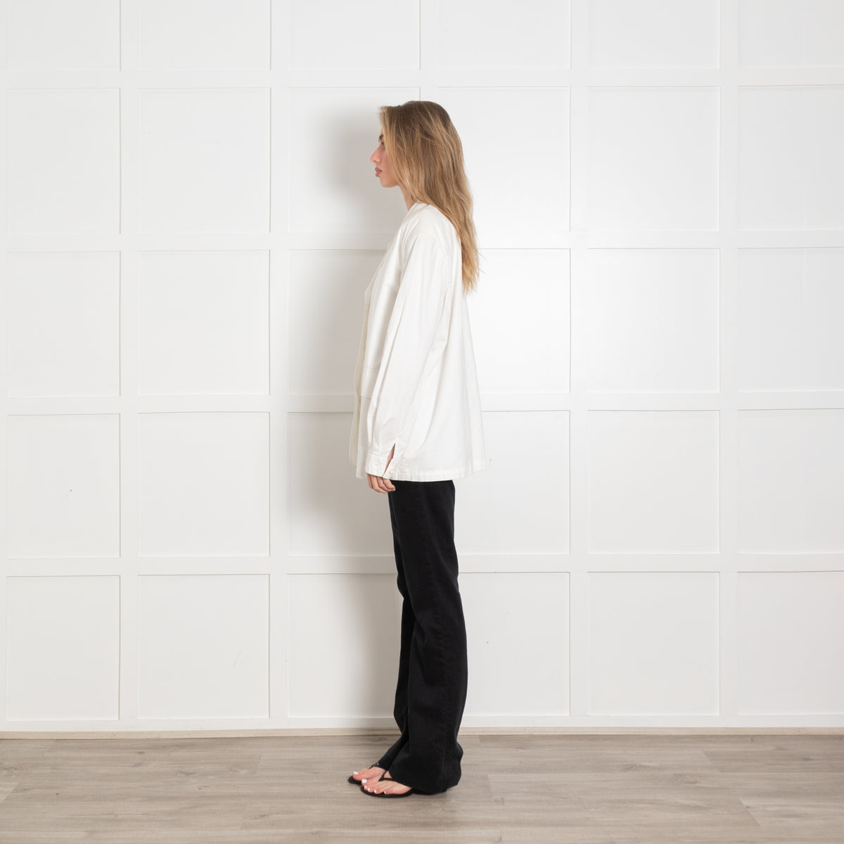 American Vintage White Cotton Blazer