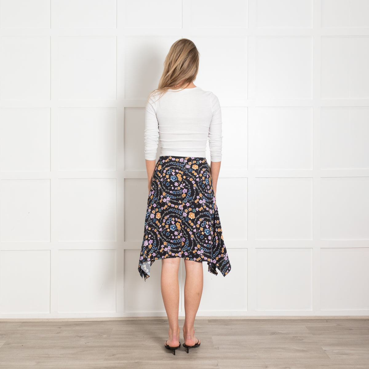See by Chloe Multicolour Floral Skirt With Split Sides