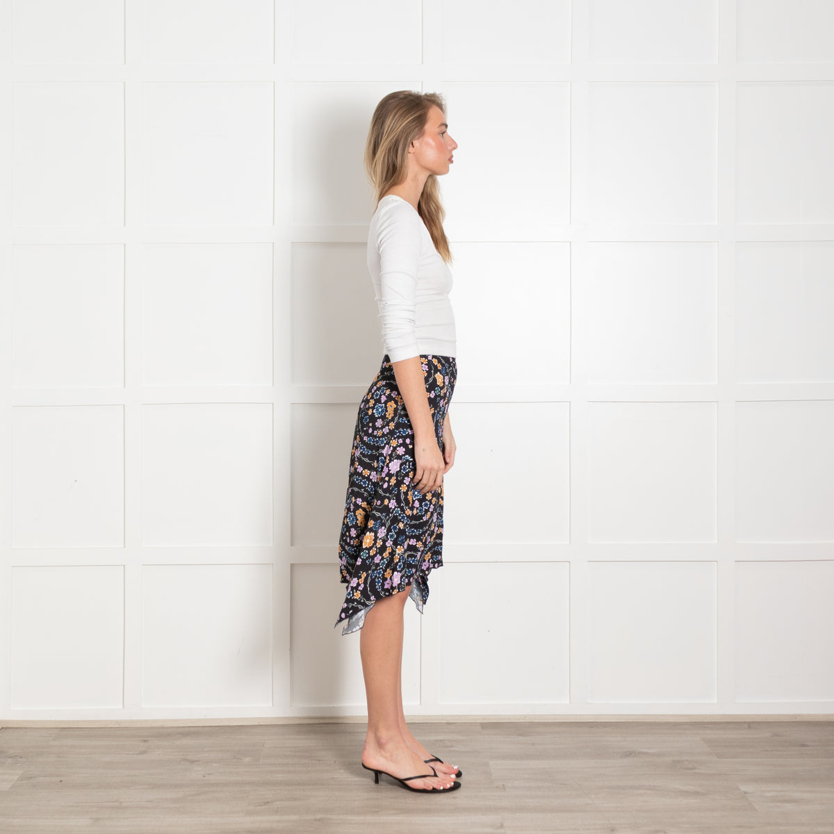 See by Chloe Multicolour Floral Skirt With Split Sides
