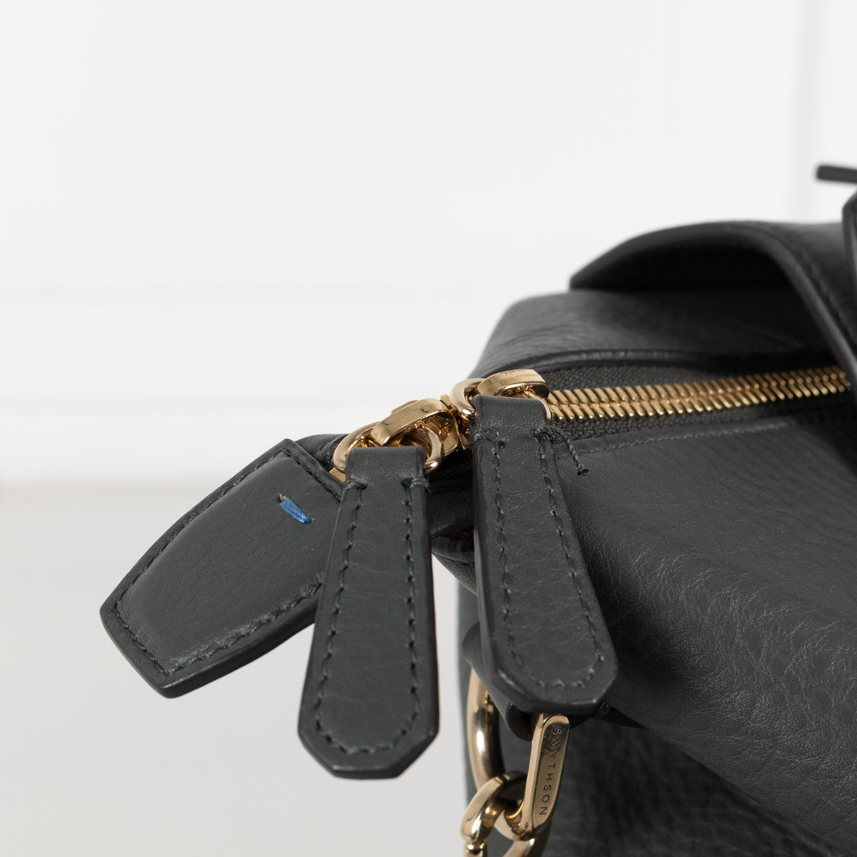 Smythson Grey Berkeley Satchel Bag