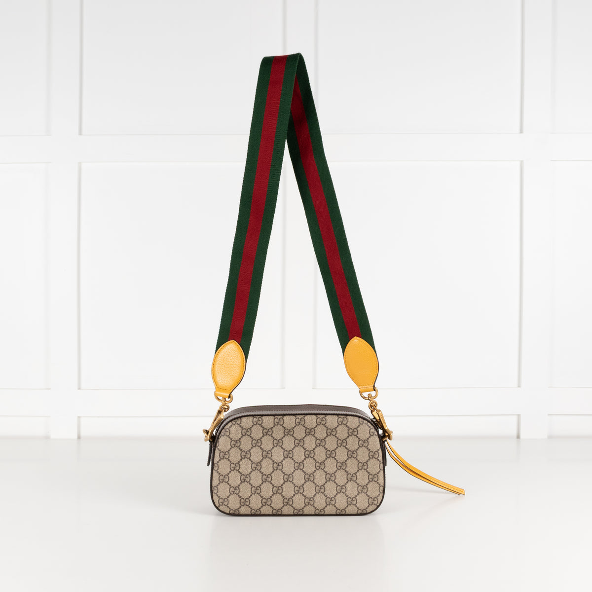 Gucci Brown GG Supreme Neo Vintage Camera Bag
