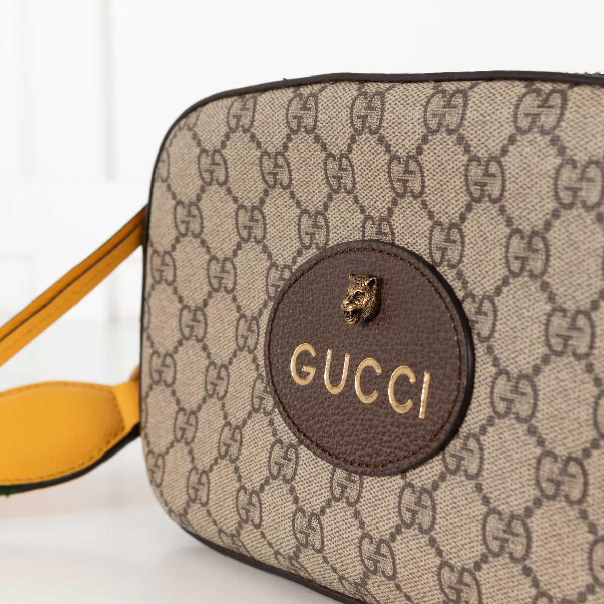 Gucci Brown GG Supreme Neo Vintage Camera Bag