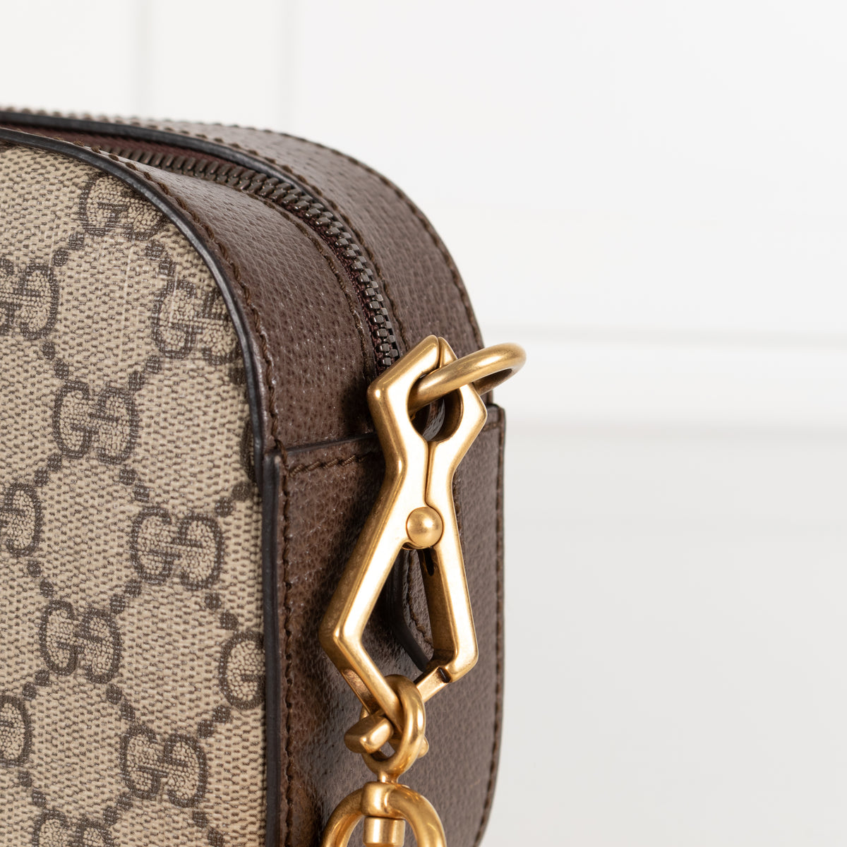 Gucci Brown GG Supreme Neo Vintage Camera Bag