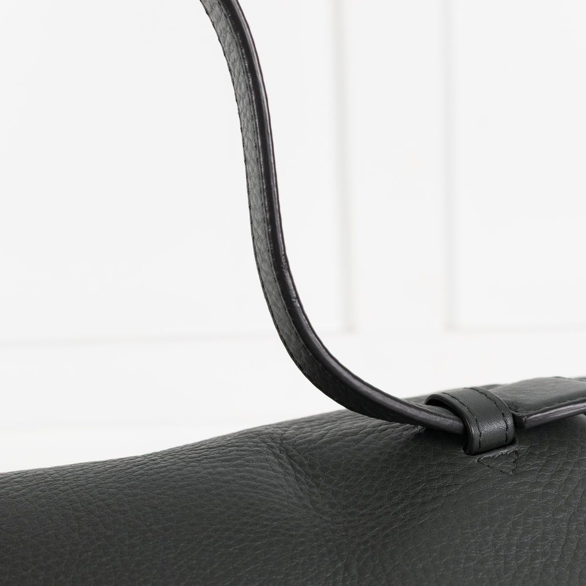 Smythson Grey Berkeley Satchel Bag