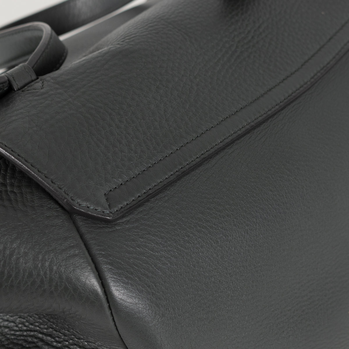 Smythson Grey Berkeley Satchel Bag