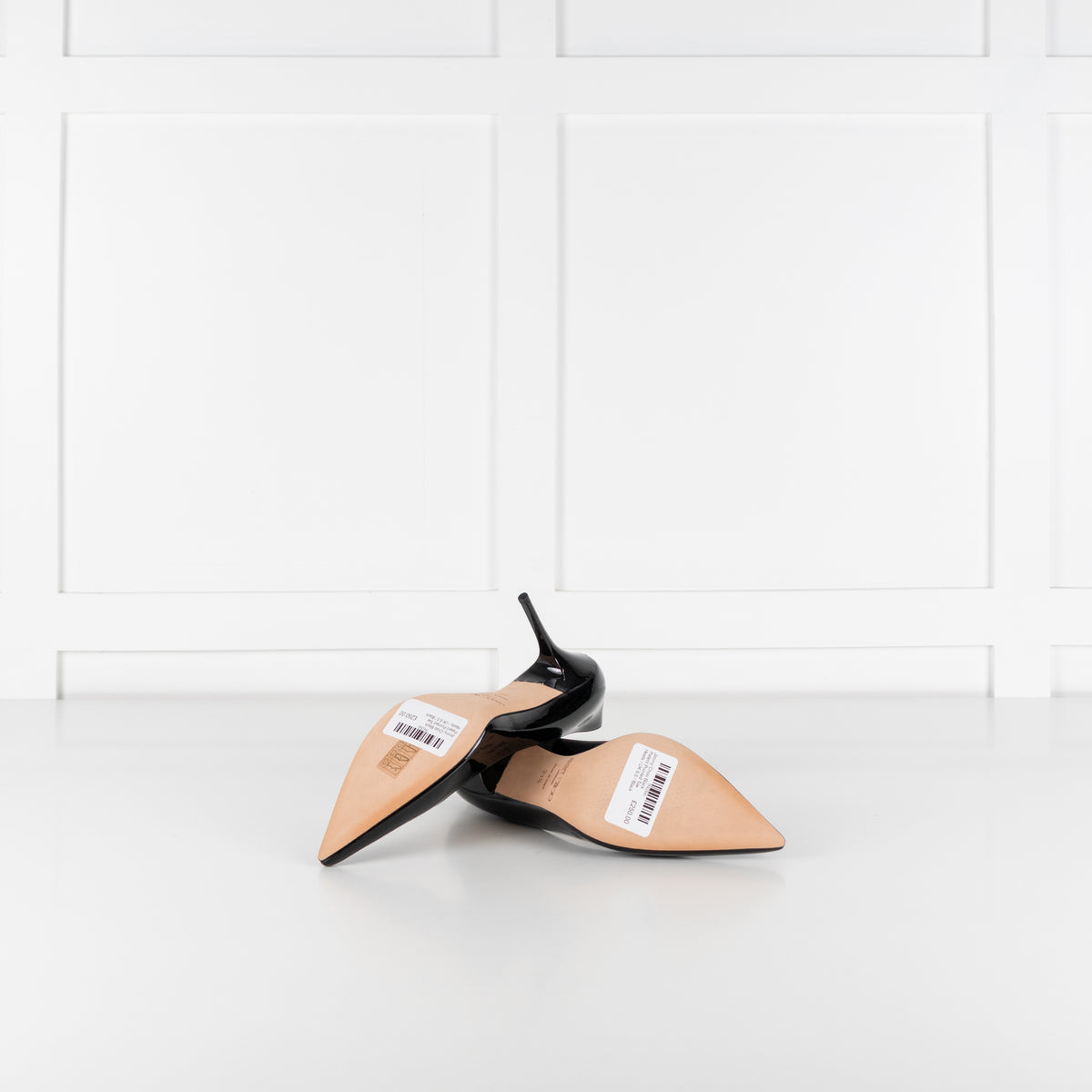 Jimmy Choo Black Patent Pointed Toe Heels
