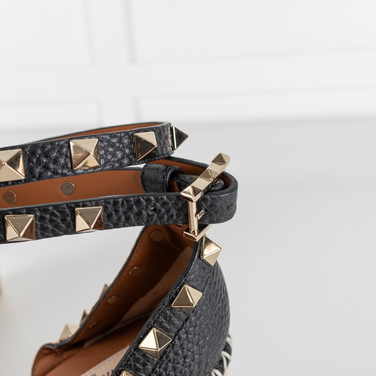 Valentino Garavani Rockstud  Black Espadrilles
