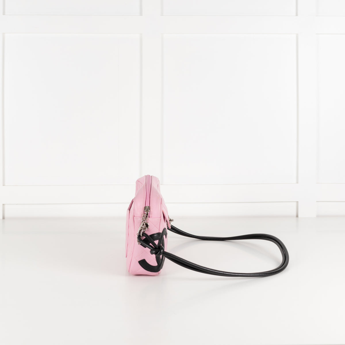 Chanel Pink and Black Cambon Shoulder Bag