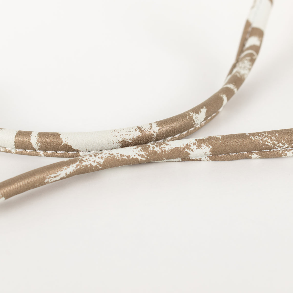 Tissa Fontaneda  White And Gold Tasselled Crossbody Bag