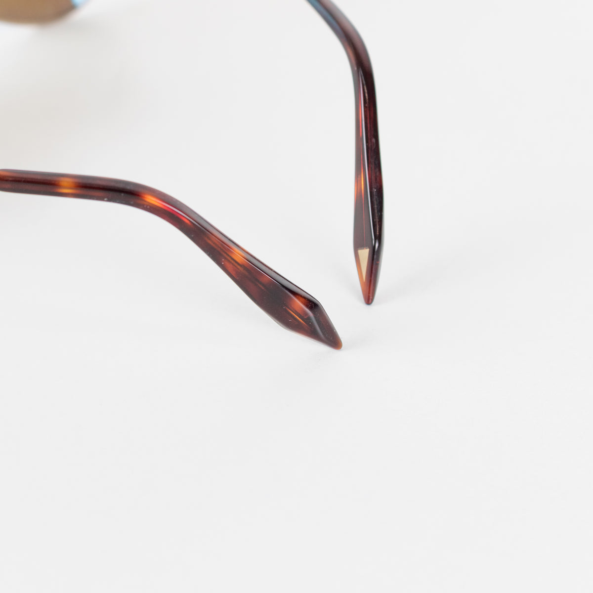 Victoria Beckham Silver Frame & Blue Lens Aviator Sunglasses