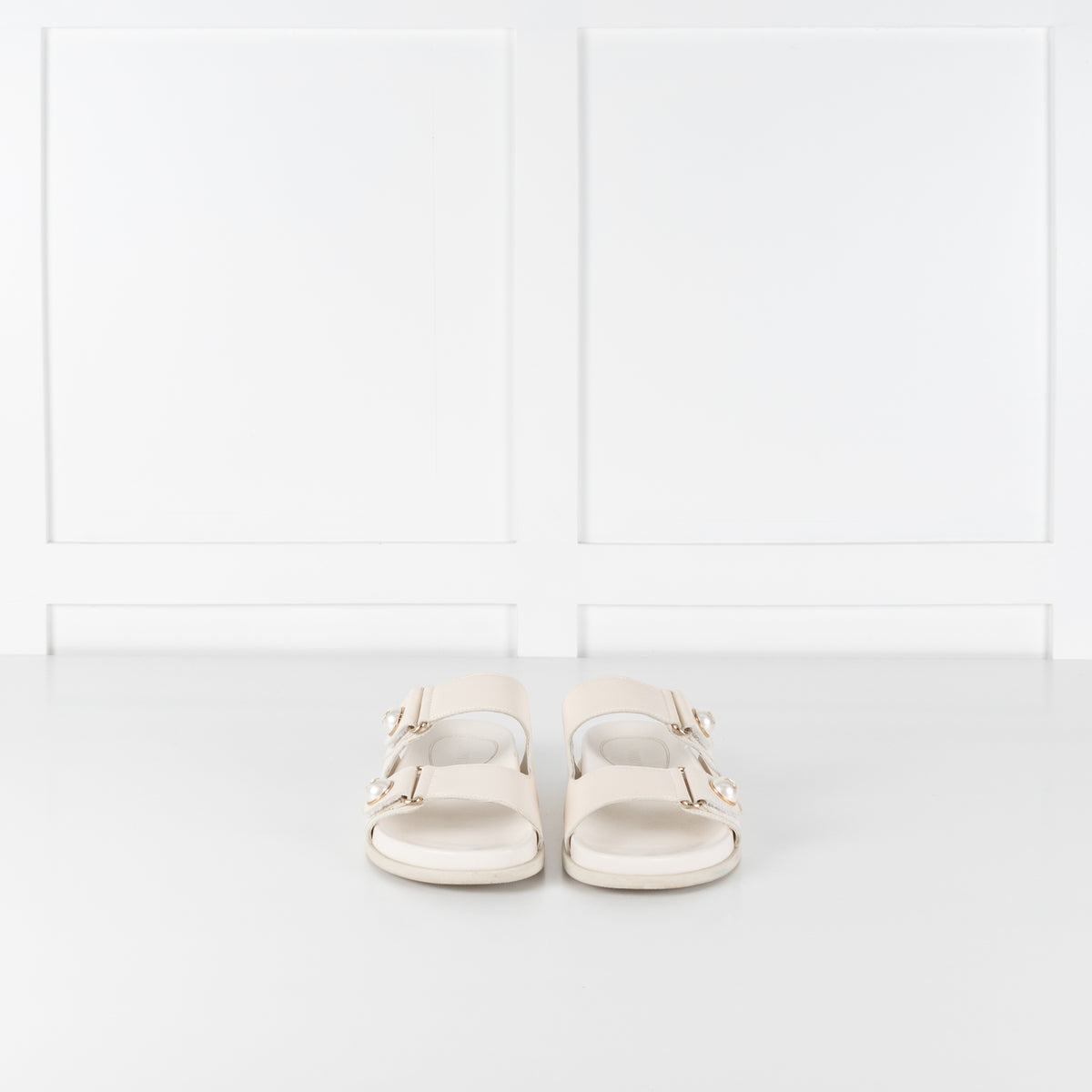 Jimmy Choo Cream Fayence Sandal
