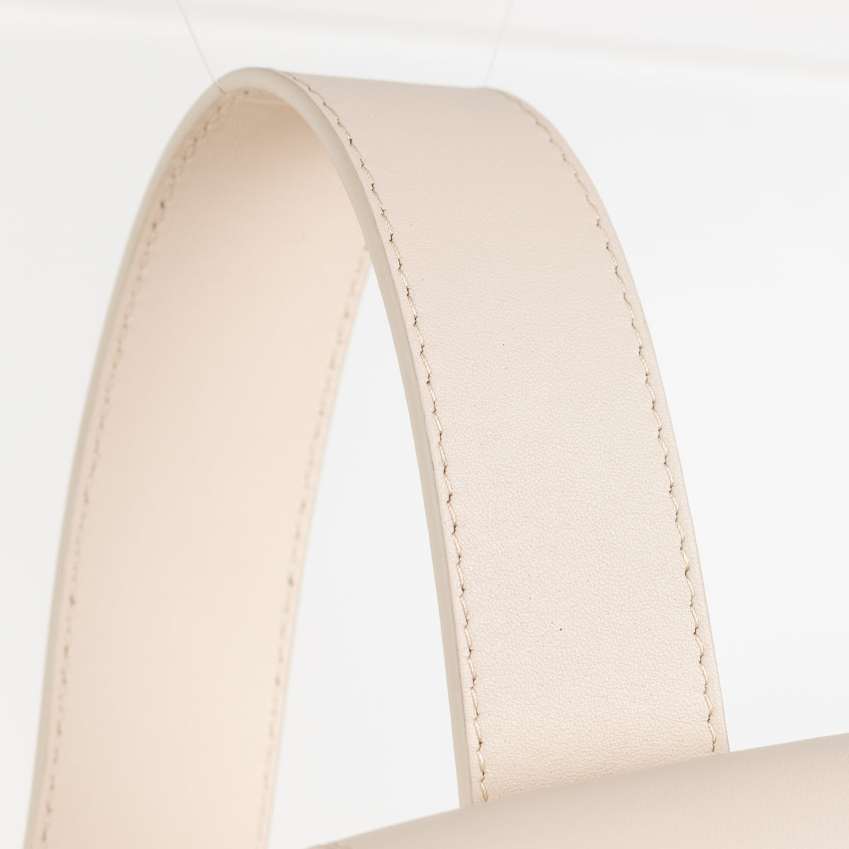 AGL Cream Mini Clutch With Shoulder Strap